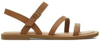 TOMS Kira Schwarz Leder-Riemchensandale Sandale