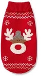 Wolters Hundepullover Strickpullover Rudi rot rot R&uuml;ckenl&auml;nge: 40 cm