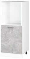 Vicco Herdumbauschrank R-Line, Beton/Wei&szlig;, 60 cm (1-St)