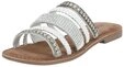 Lazamani Lazamani Pantoletten Leder/Textil Pantolette
