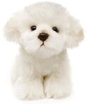 Uni-Toys Kuscheltier Malteser - 18 cm (H&ouml;he) - Pl&uuml;sch-Hund - Pl&uuml;schtier, zu 100 %