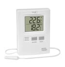 TFA Dostmann Gartenthermometer Digitales Thermometer Innen & Au&szlig;en wei&szlig; mit