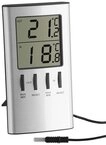 TFA Dostmann Raumthermometer TFA 30.1027 Digitales Innen-Au&szlig;en-Thermometer mit
