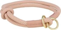 TRIXIE Hunde-Halsband Soft Rope&nbsp;Zug-Stopp-Halsband - rosa/hellrosa - 25 cm/&oslash;...