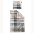 Irisette Bettw&auml;sche Irisette Mako Satin Bettw&auml;sche Wave 8891-80 Natur Grau...
