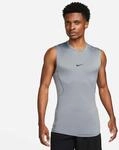 Tanktop NIKE "M NP DF TOP SL TIGHT", Herren, Gr. S, grau (smoke grau, schwarz),