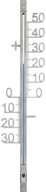 TFA Dostmann Raumthermometer Au&szlig;enthermometer aus Metall 12.5011