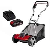 Einhell Akkurasenm&auml;her Spindel Rasenm&auml;her GE-HM 18/38 Li 18 V mit Akku 2.5 Ah +