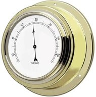 TFA Dostmann Raumthermometer Thermometer Messing 19.2015