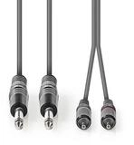 Nedis COTH23320GY50 Audio- & Video-Kabel, Stereo-Audiokabel, Stereo-Audiokabel,...