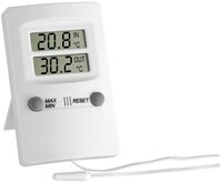 TFA Dostmann Raumthermometer TFA 30.1009 Digitales Innen-Au&szlig;en-Thermometer