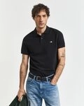 Gant Poloshirt SLIM SHIELD SS PIQUE POLO mit Logostickerei auf der Brust