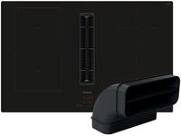 SIEMENS Kochfeld mit Dunstabzug ED801BGA7, Powerboost-Funktion, Timer,