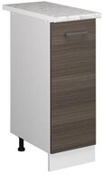 Vicco Apothekerschrank R-Line, Grau/Wei&szlig;, 30 cm, AP Marmor (1-St)