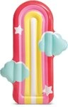 Intex Luftmatratze Luftmatratze Rainbow Cloud Float Regenbogen 175x117x20 cm...