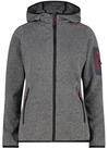 CMP Fleecejacke CMP Damen Jacke Knitted Melange Hoody 3H19826
