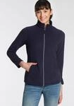 Fleecejacke CMP "WOMAN JACKET", Damen, Gr. 34, schwarz (schwarz blau), Fleece,