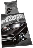 Jugendbettw&auml;sche Fast & Furious, Renforc&eacute;, 2 teilig, mit coolem Motiv