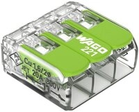 WAGO Verbindungsklemme WAGO 221-423 221 Verbindungsklemme flexibel: 0.14-4 mm&sup2;