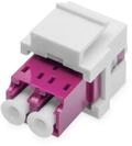 Digitus LWL LC/LC-Duplex-Kupplung, Multimode-OM4, Keystone Netzwerk-Switch
