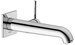 Keuco Waschtischarmatur IXMO Einhebel eckig 197 mm mit Griff Soft - Verchromt