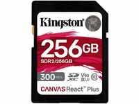 Kingston Canvas React Plus SD 256GB Speicherkarte (256 GB, Class 10, 300 MB/s