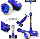 KIDIZ Cityroller, Roller Kinder Scooter X-Pro2 Dreiradscooter mit PU LED...