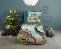 good morning Babybettw&auml;sche Dino, Renforc&eacute;, 2 teilig, 100% Baumwolle,...