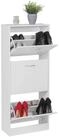 Wohnling Schuhkipper WL5.035 Schuhschrank 3 F&auml;cher Schuhregal 125 cm modern