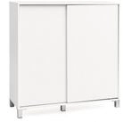 Wohnling Schiebet&uuml;renschrank Schuhschrank WL5.712 Holz 20 Paar Schuhe...