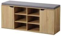 KESPER&reg; Schuhschrank Schuhschrank mit Sitzkissen, 2 T&uuml;ren, FSC