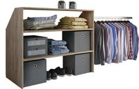 VCM Kleiderschrank Offener Kleiderschrank Dachschr&auml;gen Regal Dacho l (1-St)
