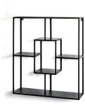 HAKU Wandregal HAKU M&ouml;bel Wandregal BHT 60x70x18 cm schwarz Steckboard Wandboard