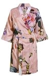 Essenza Kimono Fleur, Kurzform, Baumwolle, Kimono-Kragen, G&uuml;rtel, mit wundersch&ouml;nem