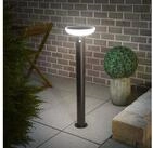 esotec LED Solarleuchte Metall PIR-Standleuchte Luna H90cm 3Modi 36LEDs 3...