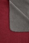 Wohndecke Melange, Biederlack, mit geketteltem Zierstich