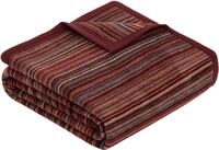 Wohndecke Jacquard Decke Malang, IBENA, mit filigranen Streifen, made in Europe