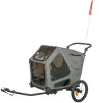TRIXIE Fahrradhundeanh&auml;nger Fahrradanh&auml;nger f&uuml;r gro&szlig;e Hunde, mit Federung -