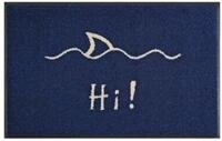 wash+dry by Kleen-Tex Fu&szlig;matte Fu&szlig;matte 50x75 Hi! blau, Eingangsmatte normal,