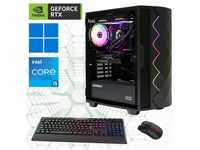 GAMEMAX Gaming-PC (Intel® Core i5 14400F, RTX 4060, 32 GB RAM, 2000 GB SSD,