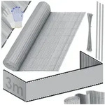 KESSER Sichtschutzstreifen, PVC Sichtschutzmatte Balkonverkleidung Windschutz