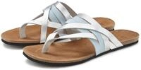 LASCANA Sommerschuh, offener Schuh, Pantolette, Sandale, Zehentrenner aus Leder mit