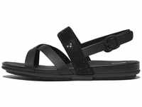 Fitflop GRACIE CRYSTAL LEATHER STRAPPY BACK-STRAP SANDALS Sandale, Sommerschuh,