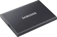 Samsung T7 SSD-Festplatte (4 TB) 1050 MB/S Lesegeschwindigkeit, 1000 MB/S