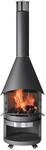 asado Grillkamin Gartenkamin Fuego 70 Stahl Feuerstelle & Grill &Oslash; 70 cm