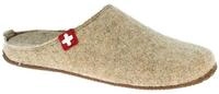 Living Kitzb&uuml;hel Filzpantoffel (70% Wolle) Schweizer Kreuz camelbraun Hausschuh