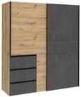 FORTE Schwebet&uuml;renschrank WINN, 2-t&uuml;rig, B 170 x H 201 x T 61 cm, 2 T&uuml;ren, 3