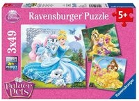 Ravensburger Puzzle Disney Palace Pets: Belle, Cinderella und Rapunzel. Puzzle...