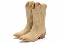 LASCANA Cowboy Boots Cowboy Stiefelette, Western Stiefel, Ankleboots aus hochwertigem