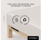 Schlafgut Spannbettlaken Soft Contact, Feinbiber, Gummizug: rundum, (1 St&uuml;ck),...